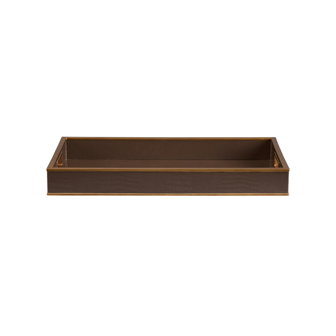 Reddington Tray - Brown Croco