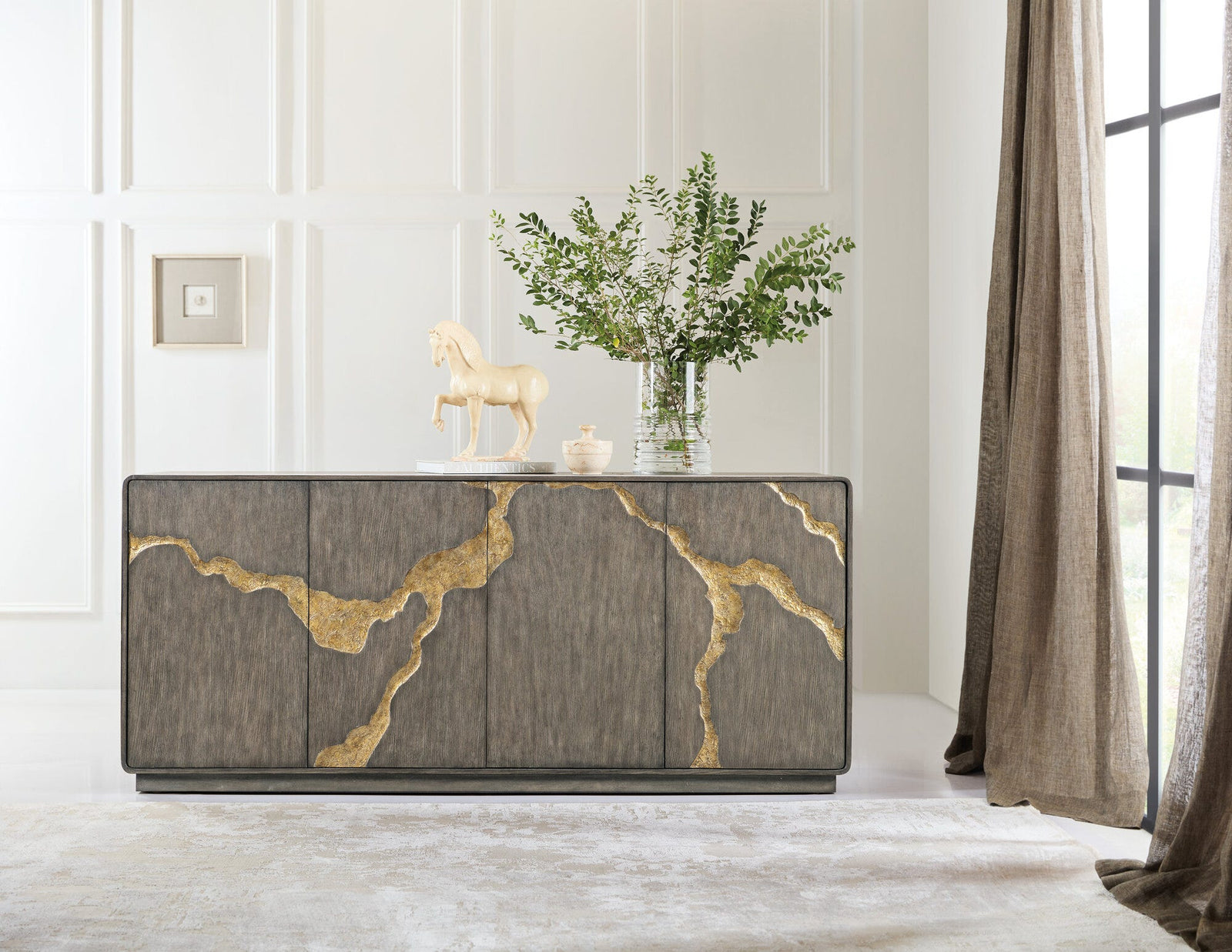 Melange Fissured Entertainment Credenza