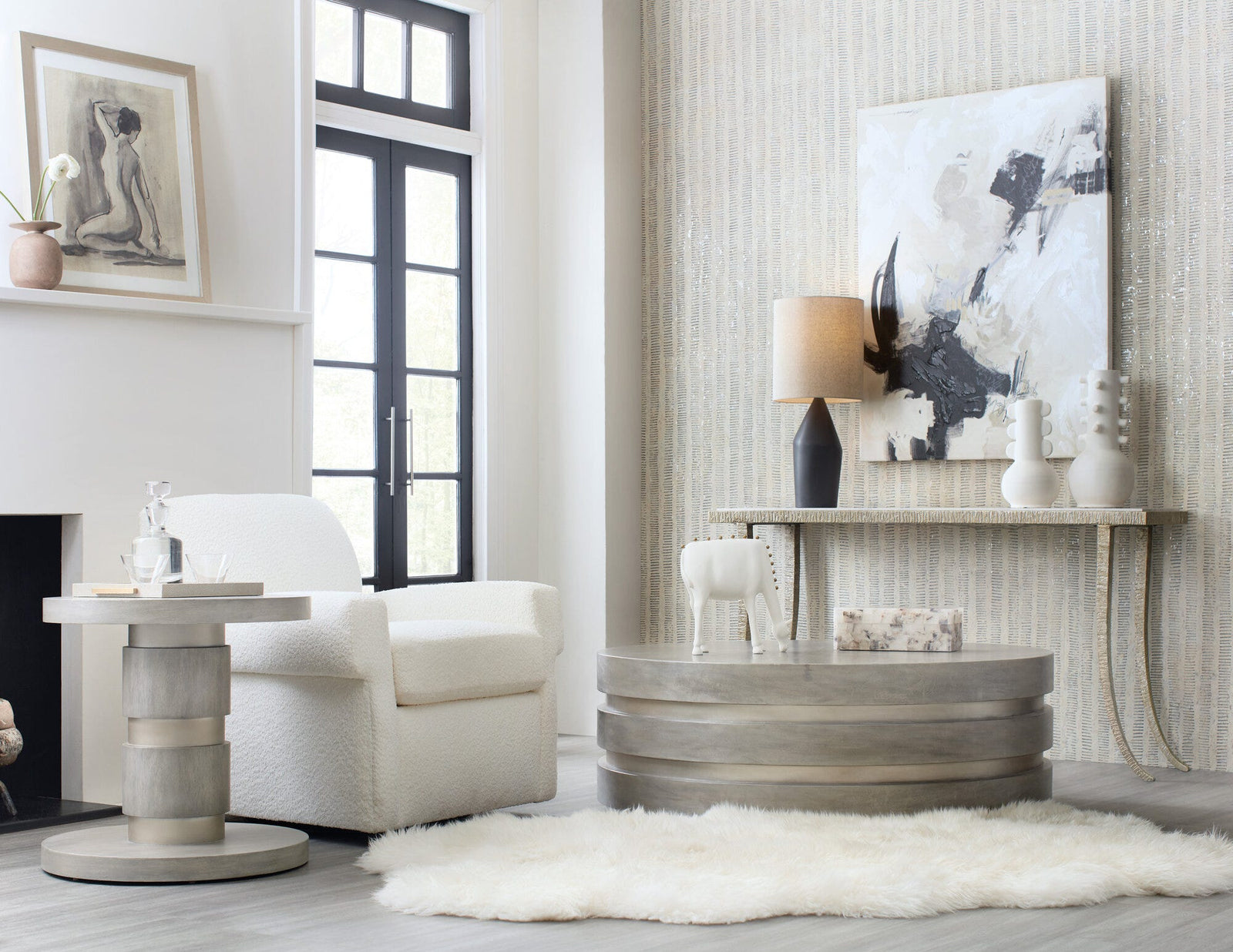 Melange Sabre Console Table
