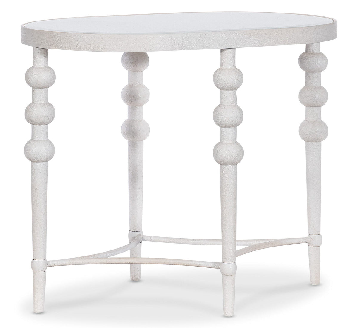 Melange On the Bright Side Oval End Table