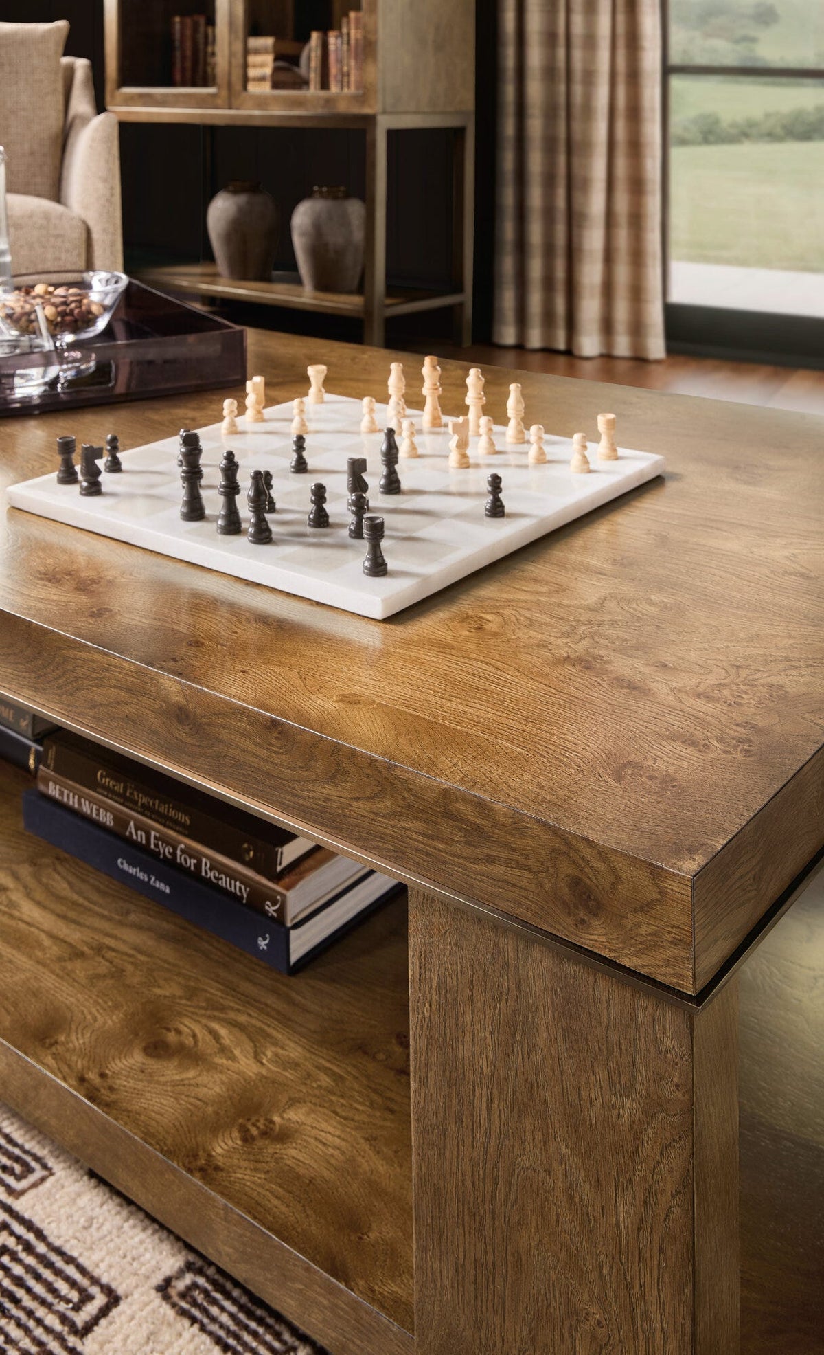 Melange Mulholland Rectangle Cocktail Table