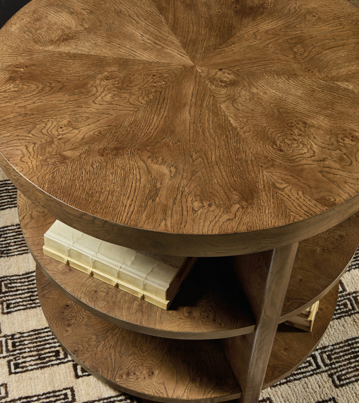 Melange Mulholland Round End Table