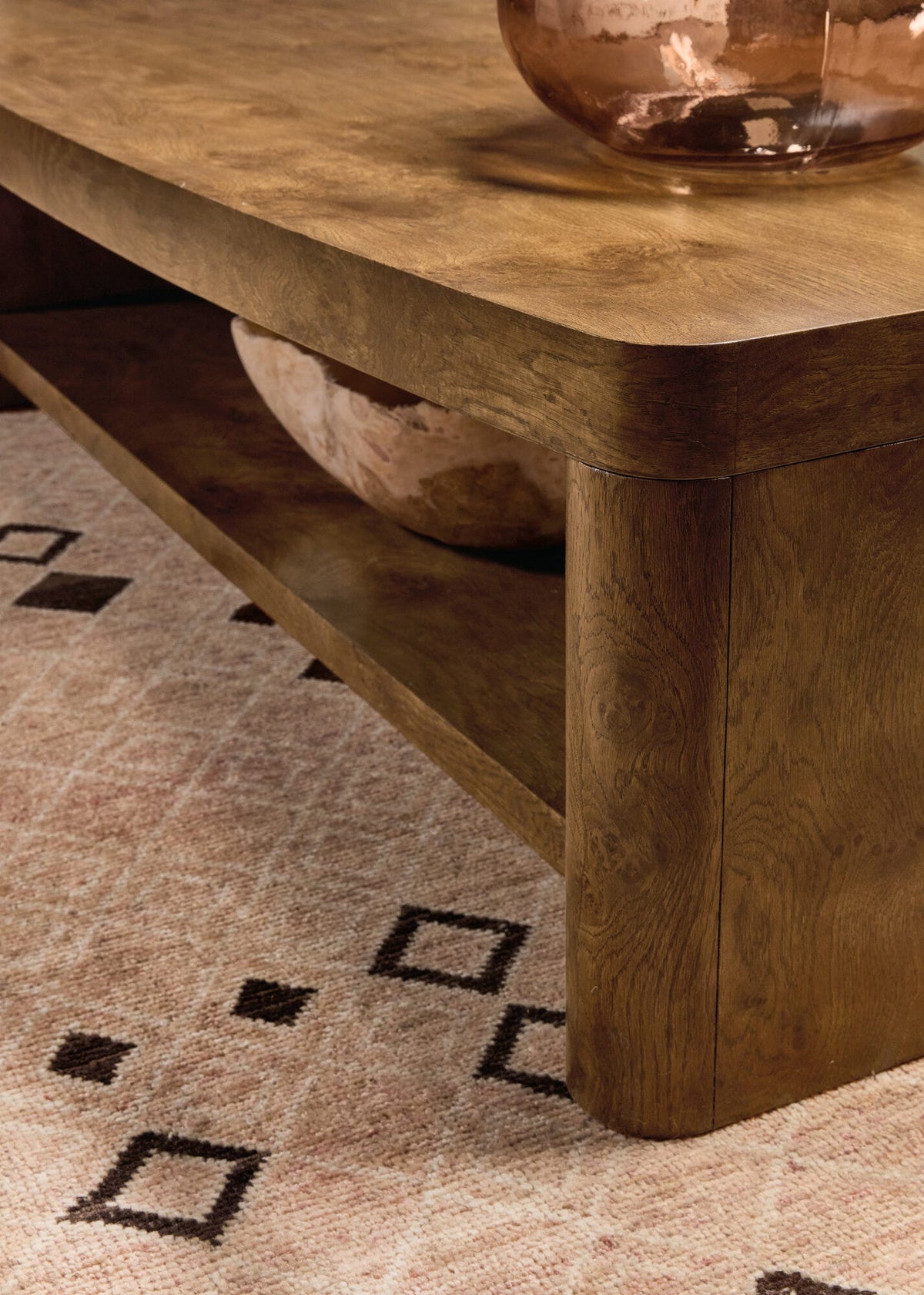 Melange Romano Rectangle Cocktail Table