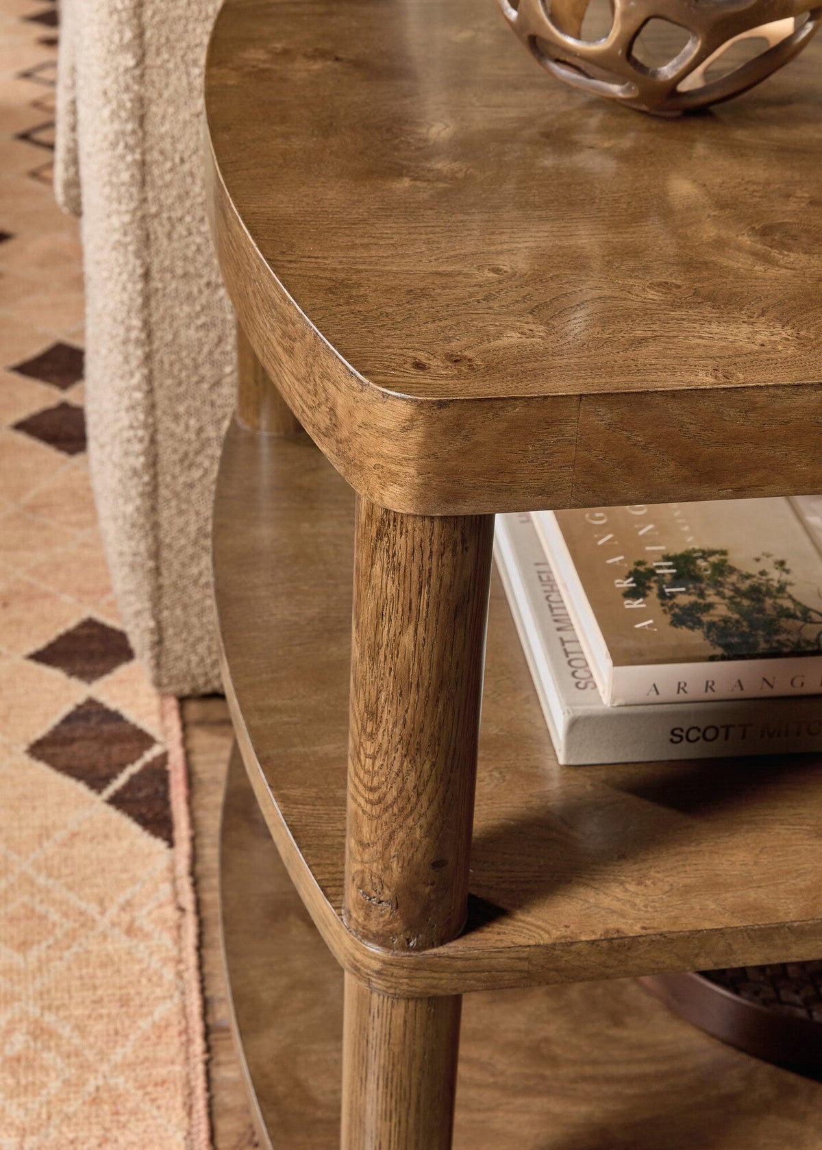 Melange Romano End Table