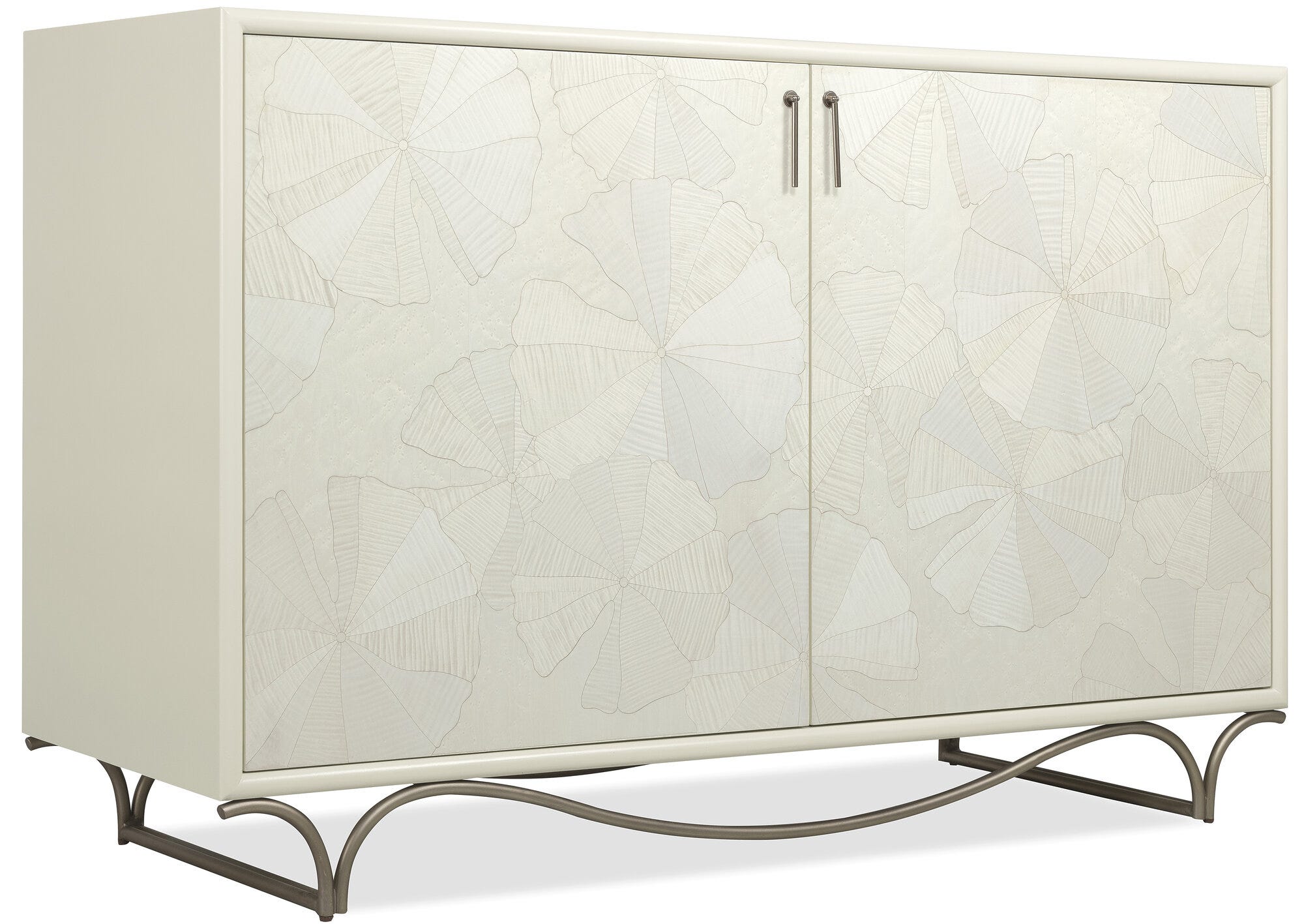 Melange White Lotus Hall Chest