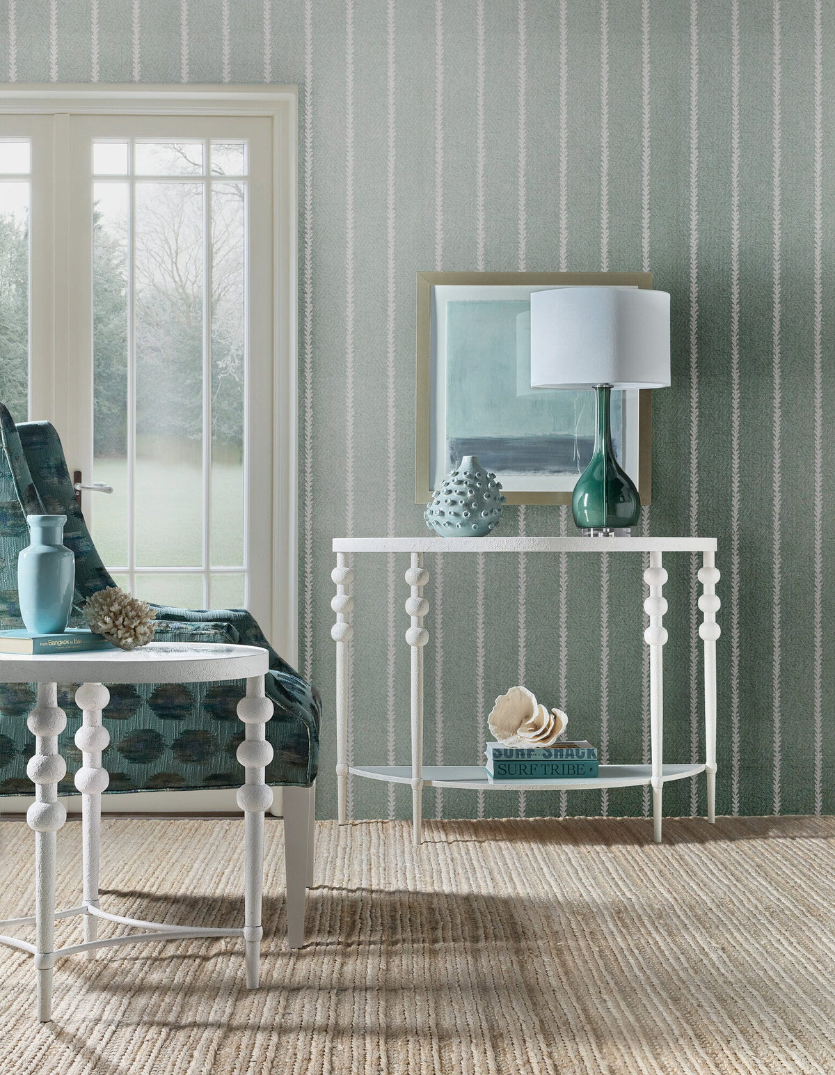 Melange On the Bright Side Oval End Table