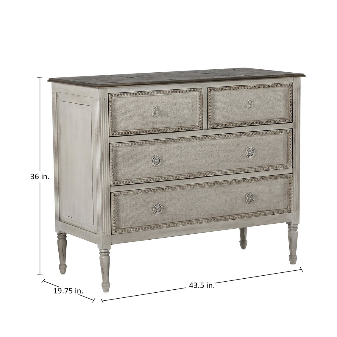 Caroline Chest - Antique White