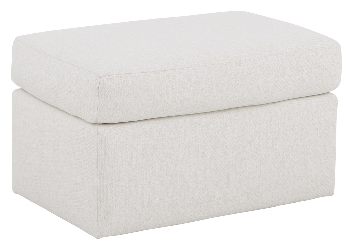 Teddi Leather Ottoman (L-6348-20) - Fairfield Chair