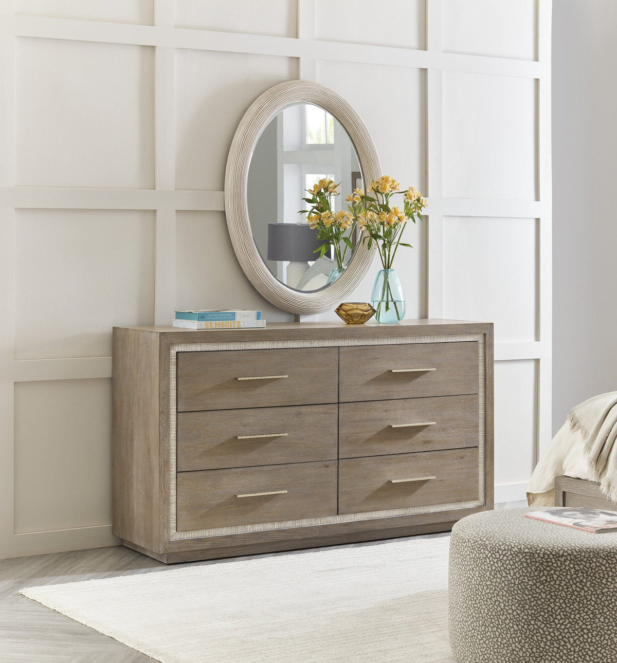 Serenity Amelia Oval Mirror
