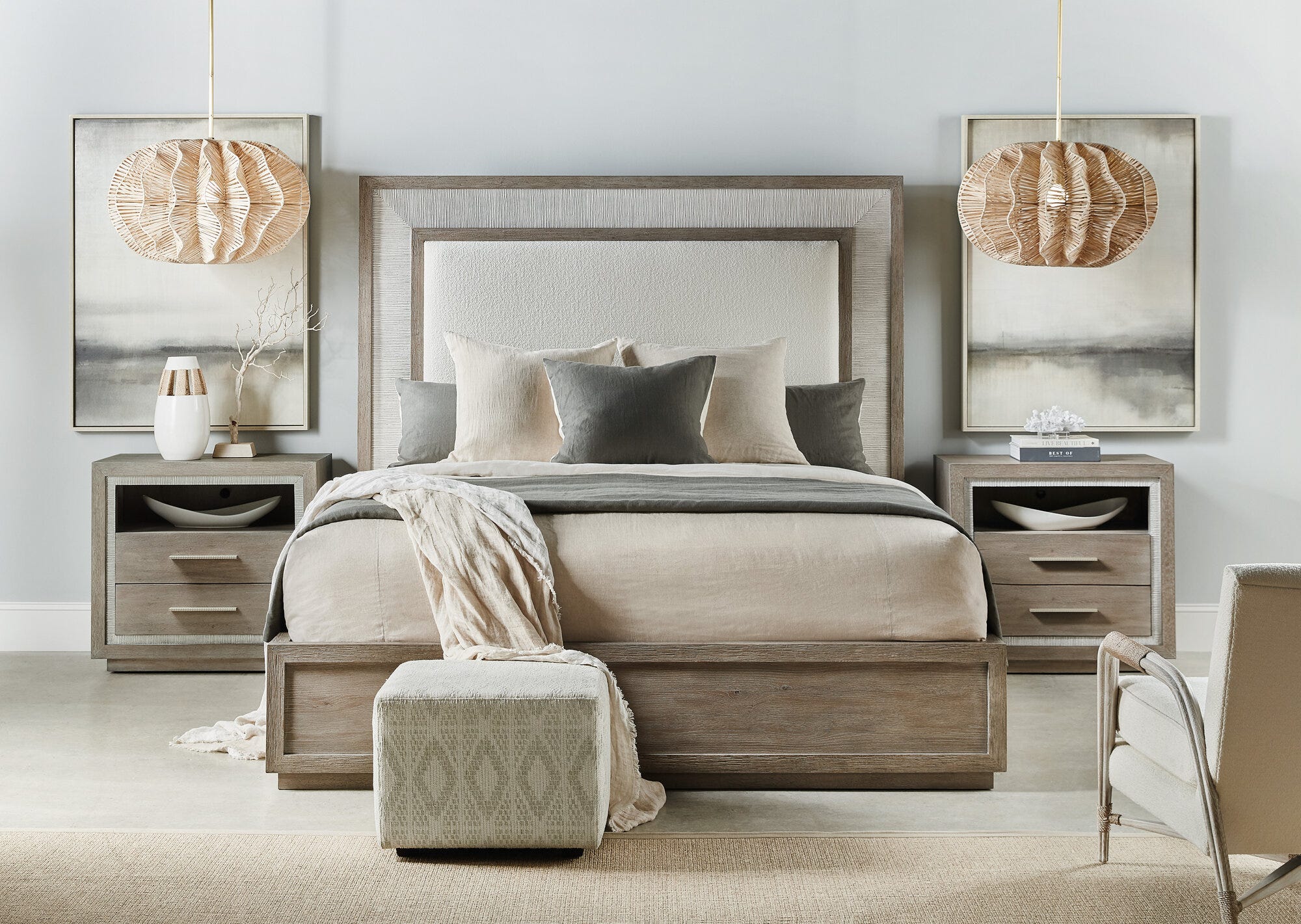 Serenity Balboa Two Drawer Nightstand