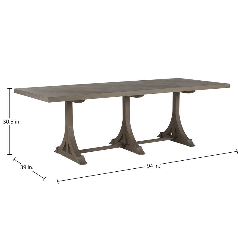 Adams Dining Table - Gray