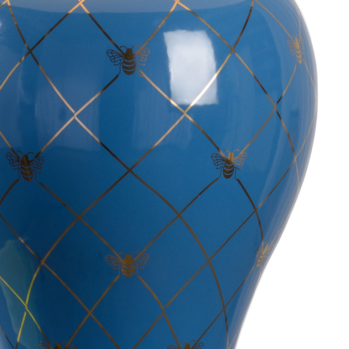 Ginger Jar Lamp - Blue in 33 / Ceramic/Porcelain - Chelsea House