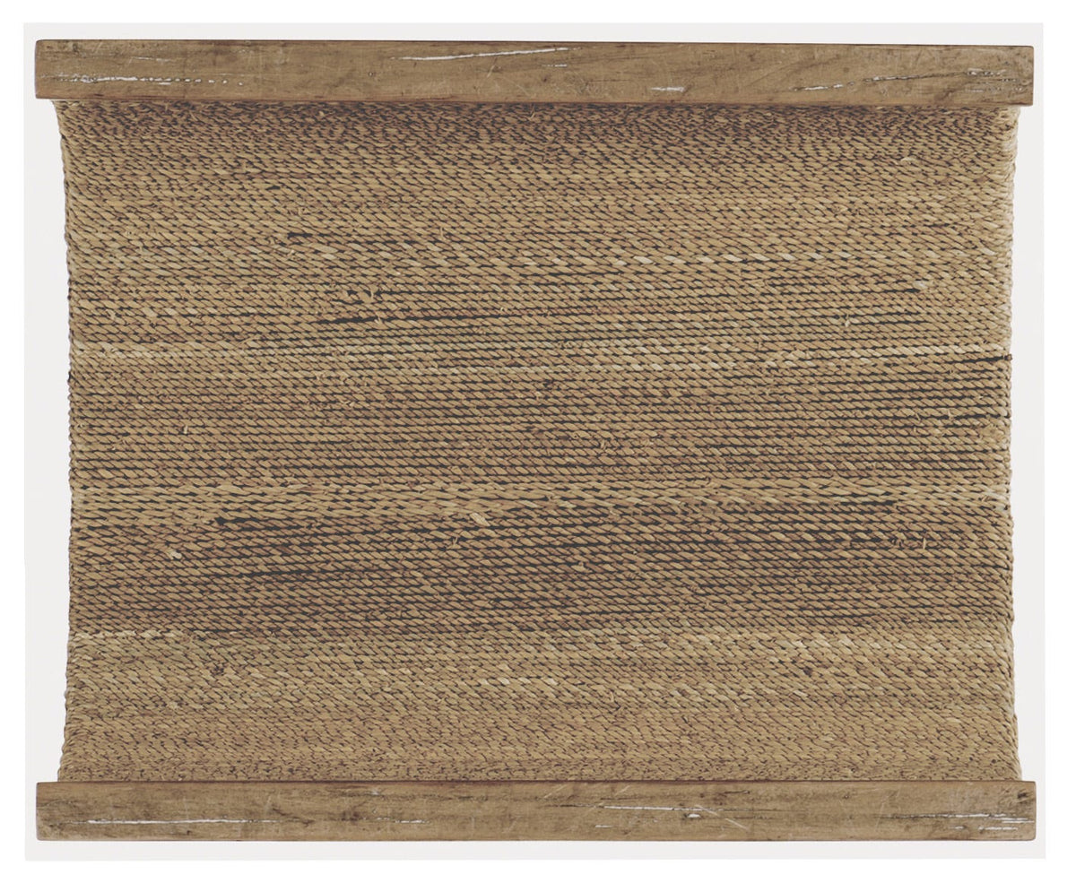 Melange Lenny Woven End Table
