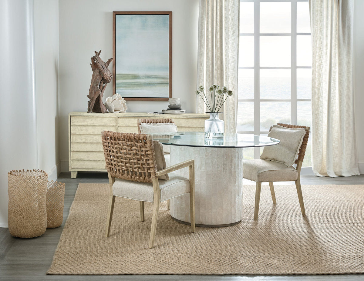 Surfrider Woven Back Side Chair