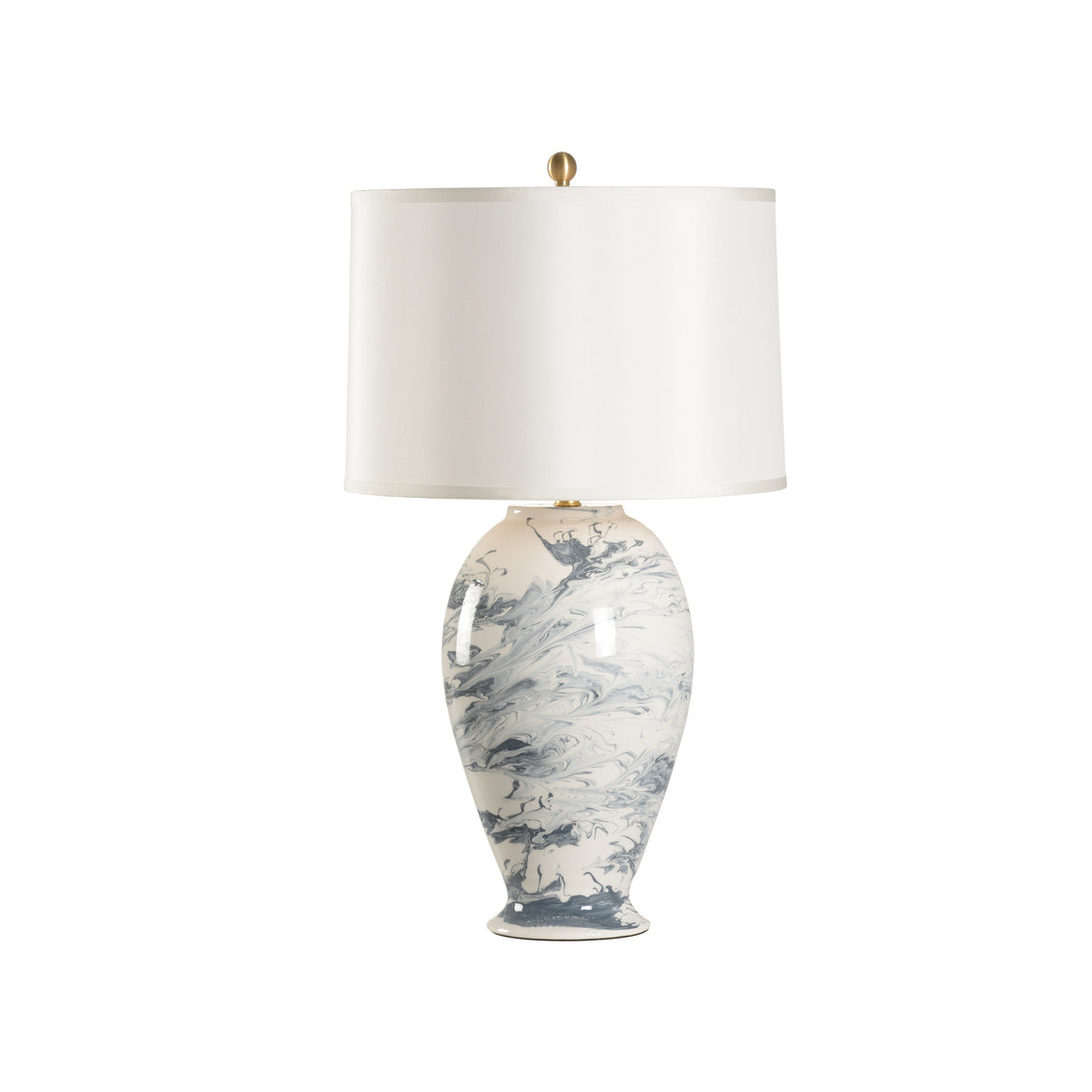 Grigio Table Lamp in 33 / Ceramic/Porcelain - Chelsea House