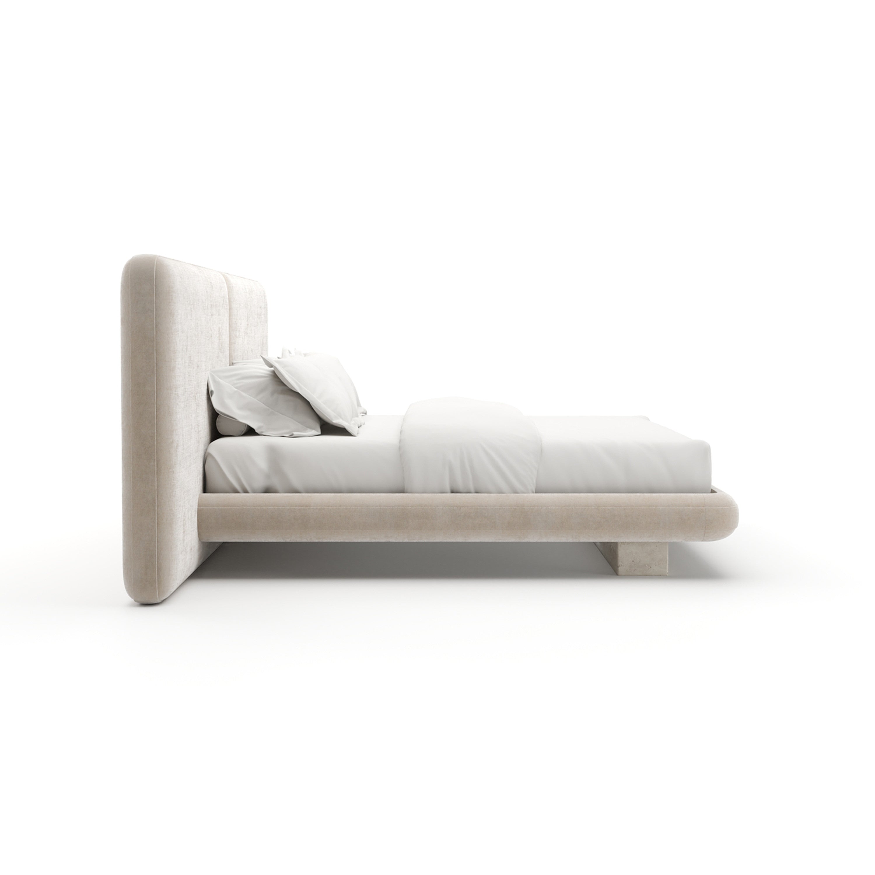 Overlap Uph 2 Panel  Kg Bed Ivory – Beds by Caracole | Sutter & Vale