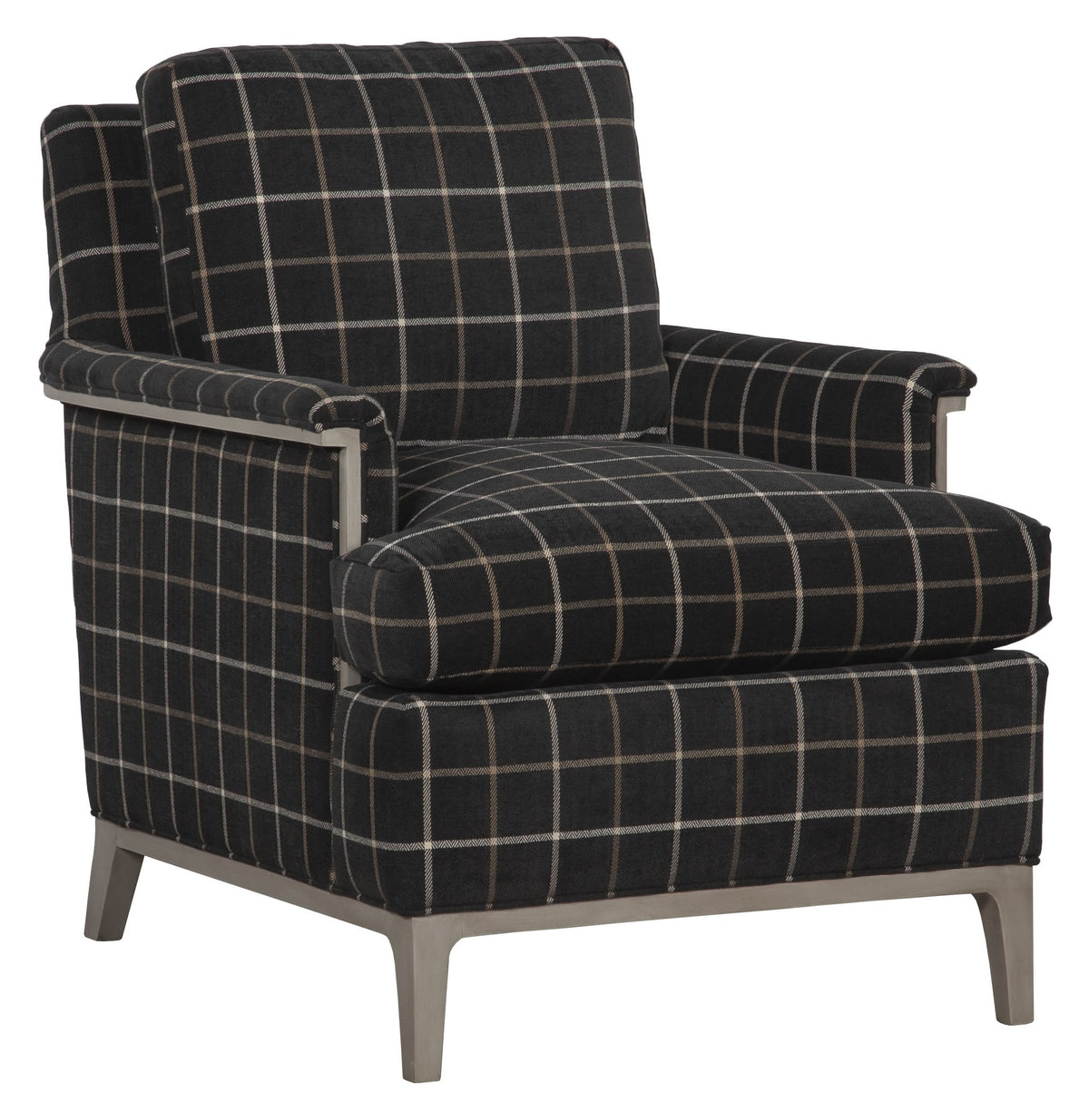 Rosewood Leather Lounge Chair (L-6400-01) - Fairfield Chair