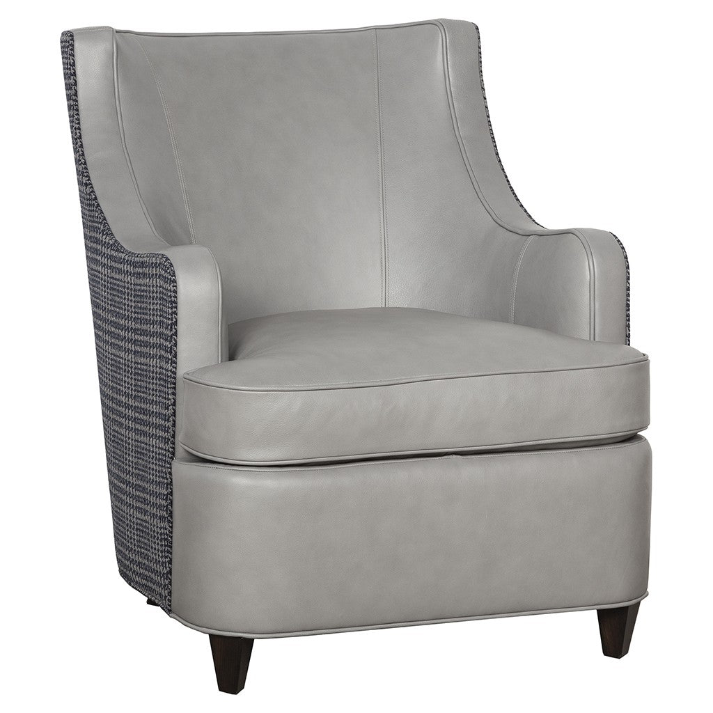Trident Leather Lounge Chair (L-6409-01) - Fairfield Chair
