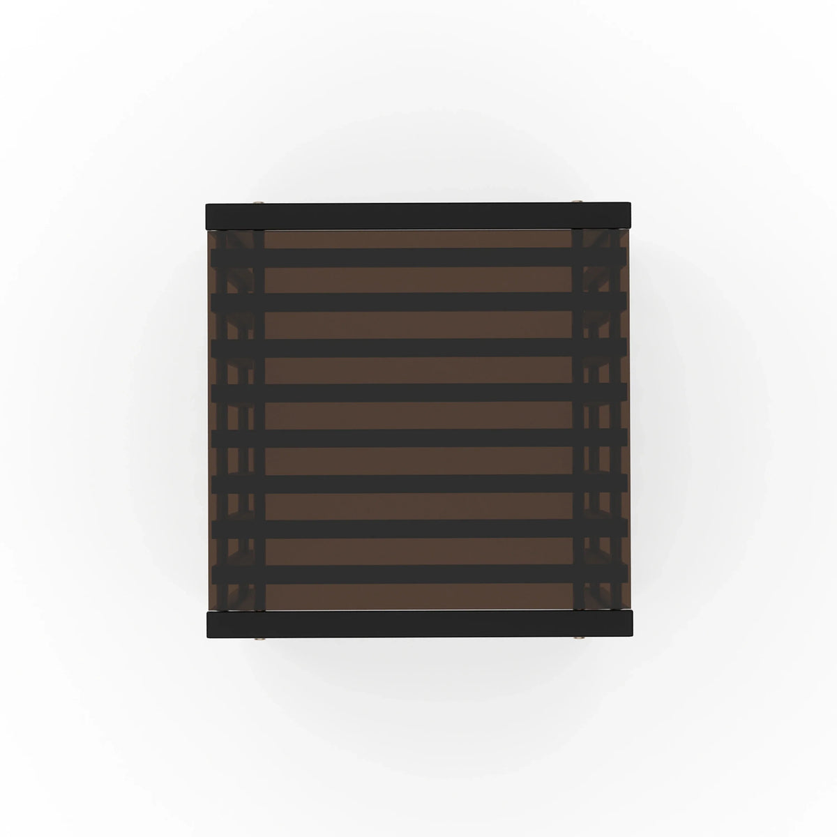 Pinstripe Dark End Table