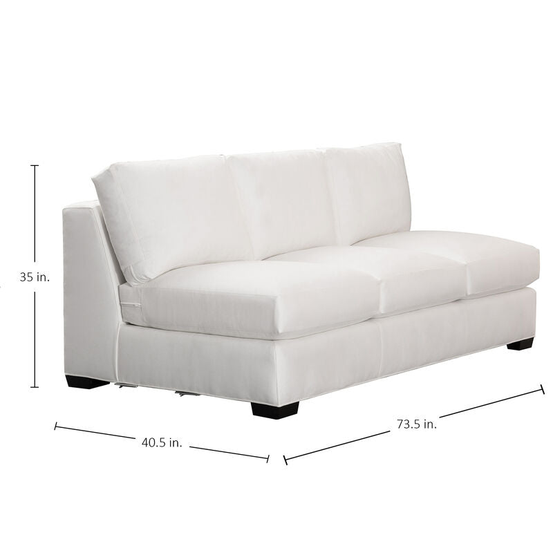 Tedesco Armless Sofa