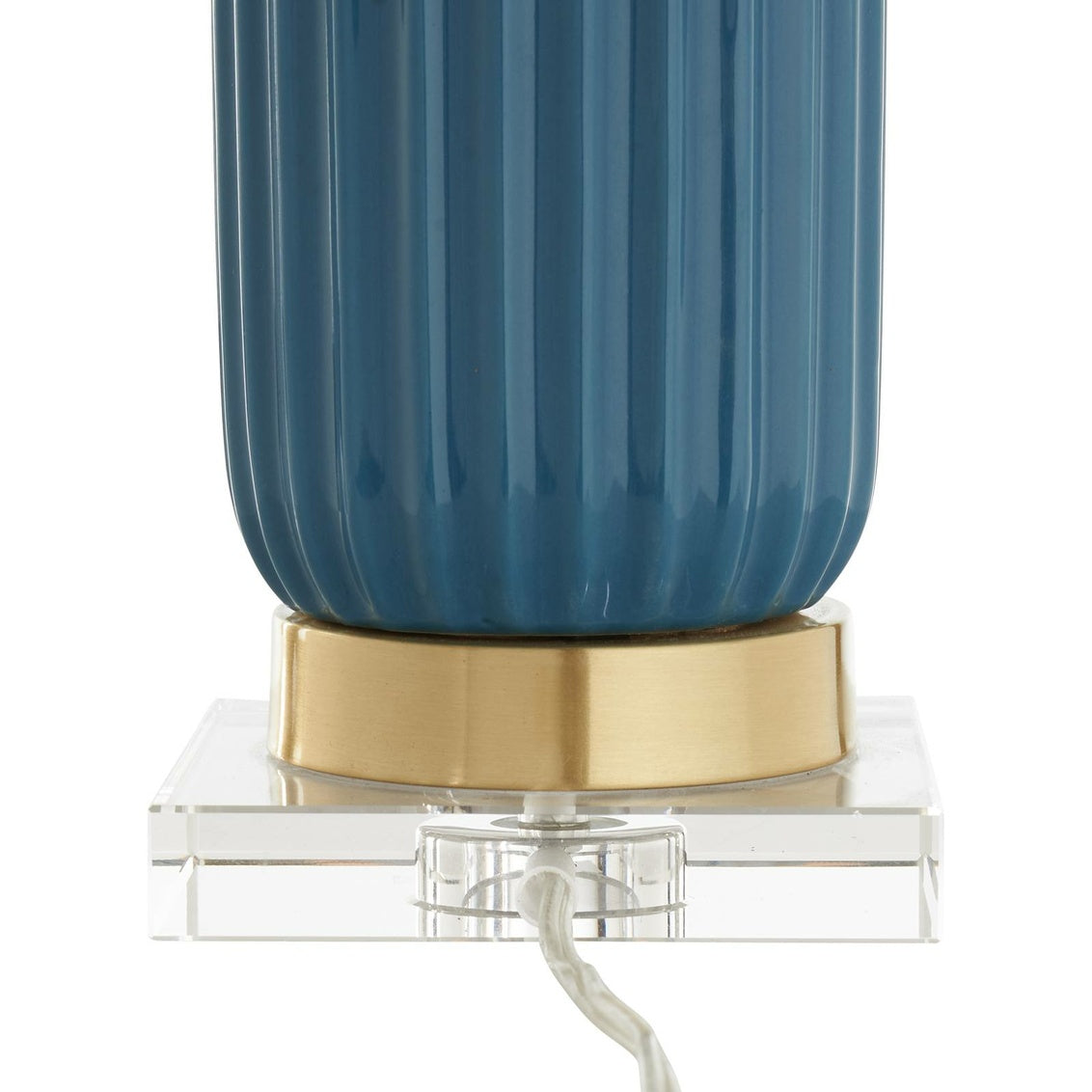 Samuel Ceramic Lamp - Blue in Blue Green Glaze / Ceramic/Porcelain - Chelsea House