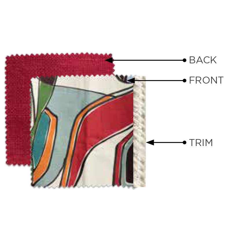 Wiley Jewel Metallic Ribbed Cord Feather 20x20