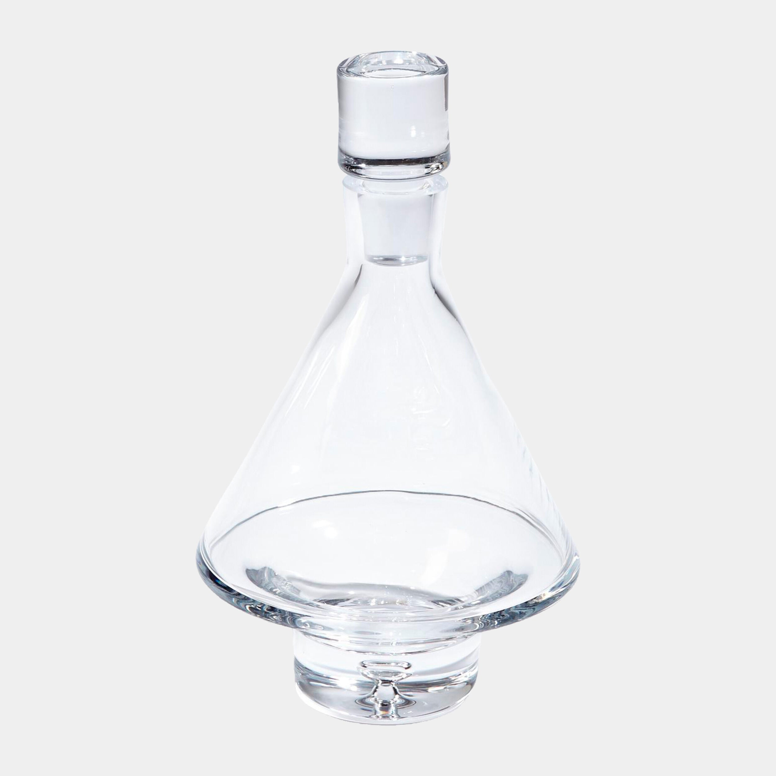 Fat Bottom Decanter-Clear