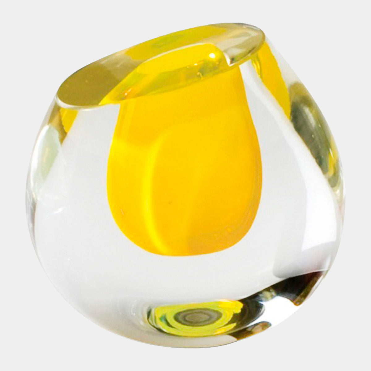 Color Drop Vase-Lemon