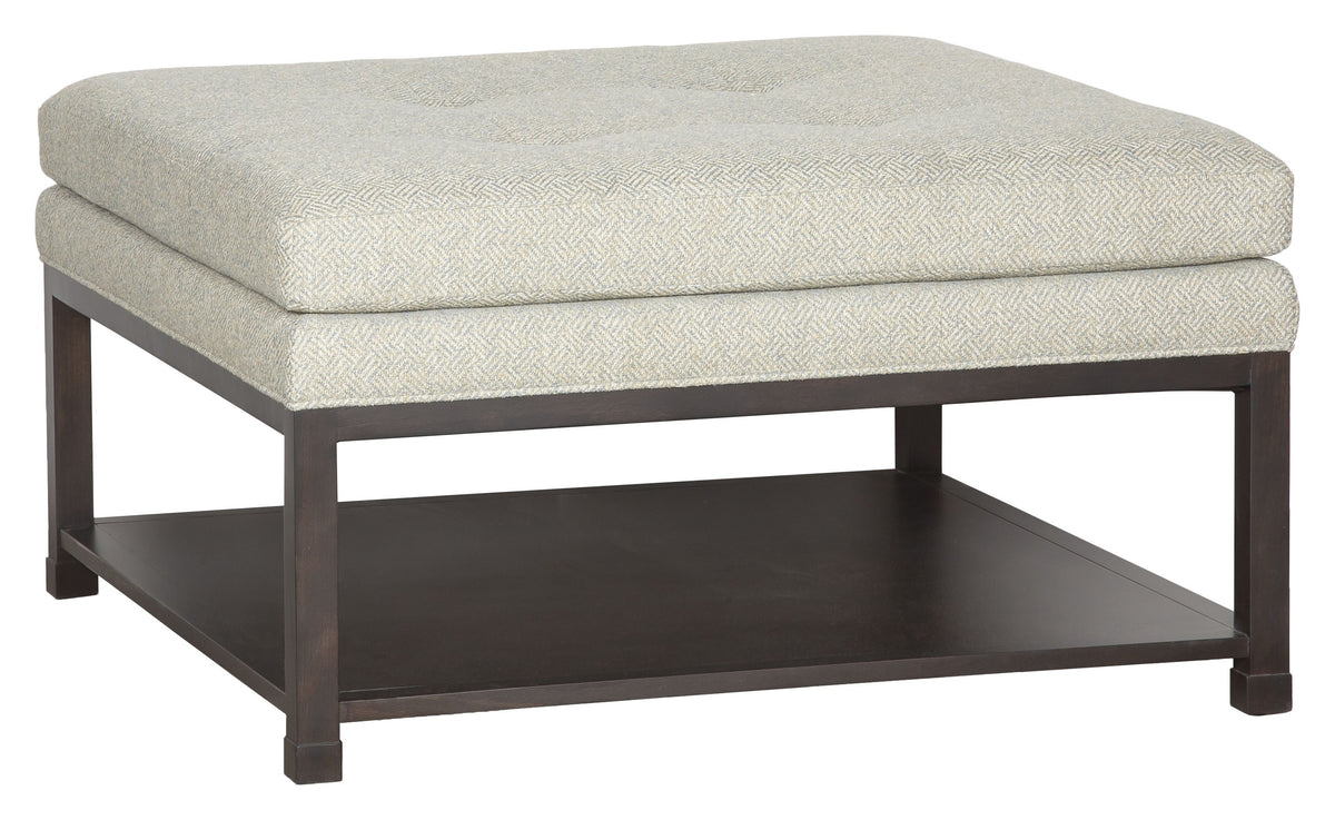 Dryer Leather Cocktail Ottoman (L-6602-36) - Fairfield Chair