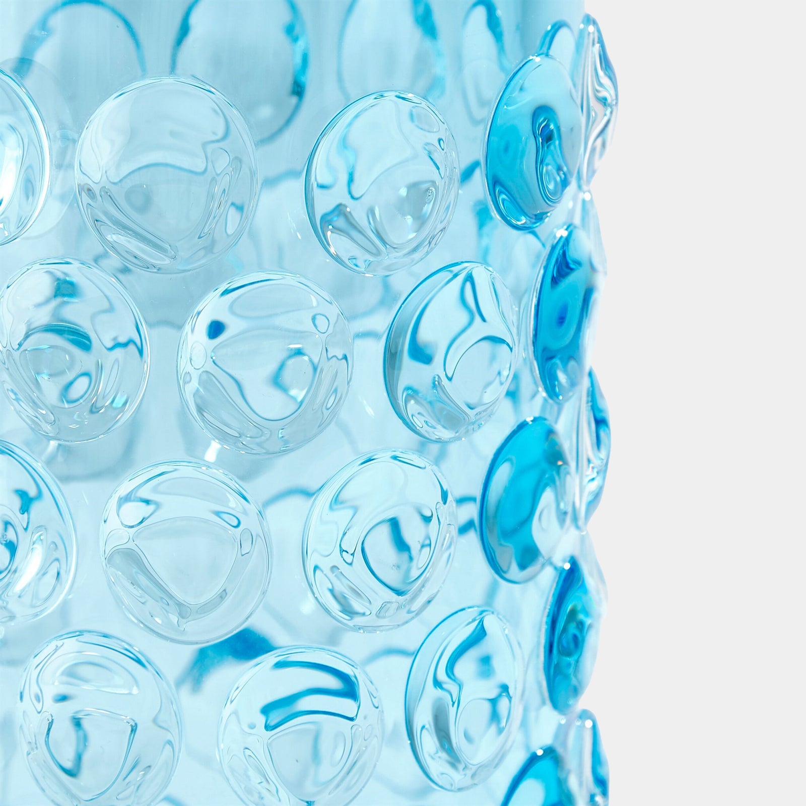 Bubble Cylinder Vase-Cobalt