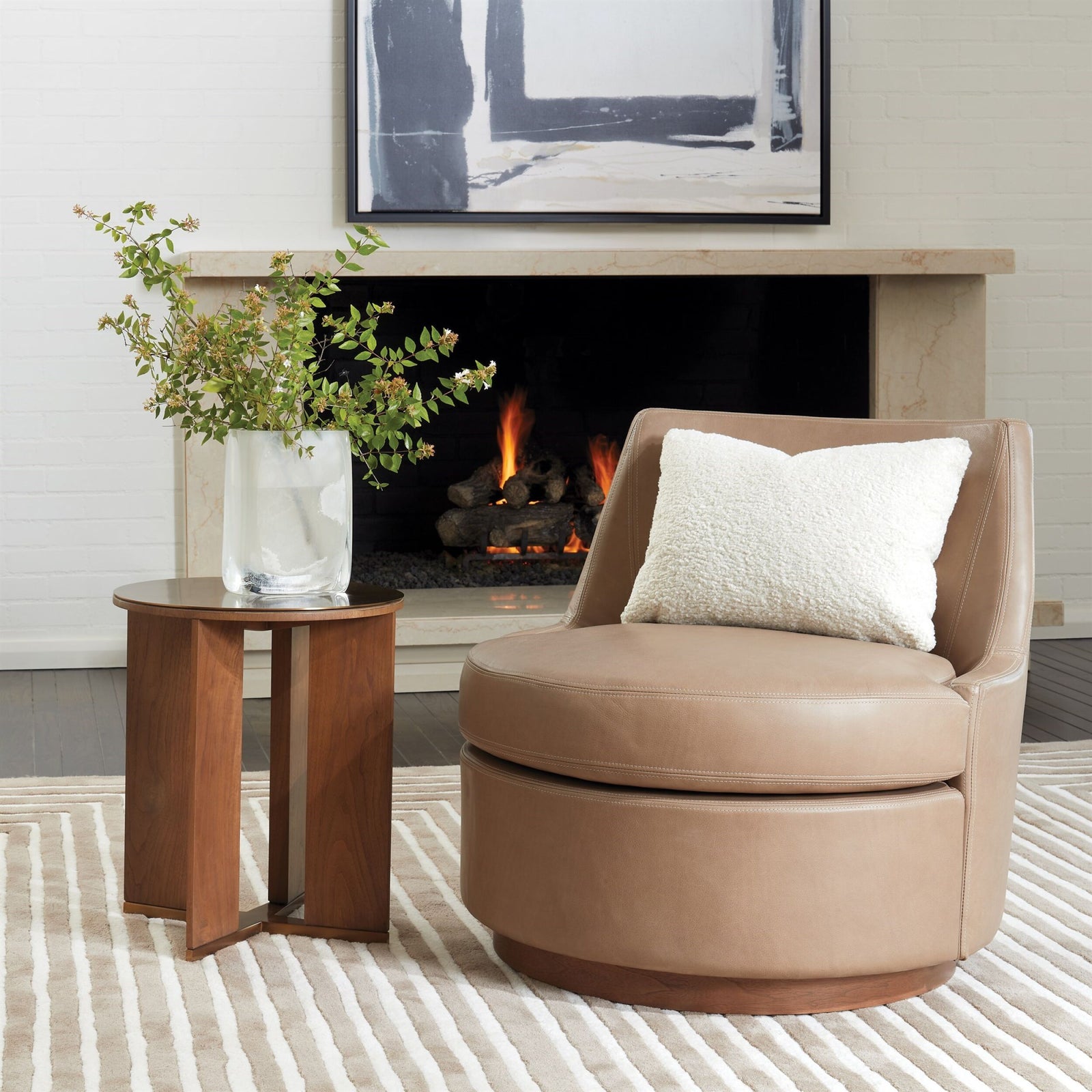 Borealis Vase-Sand