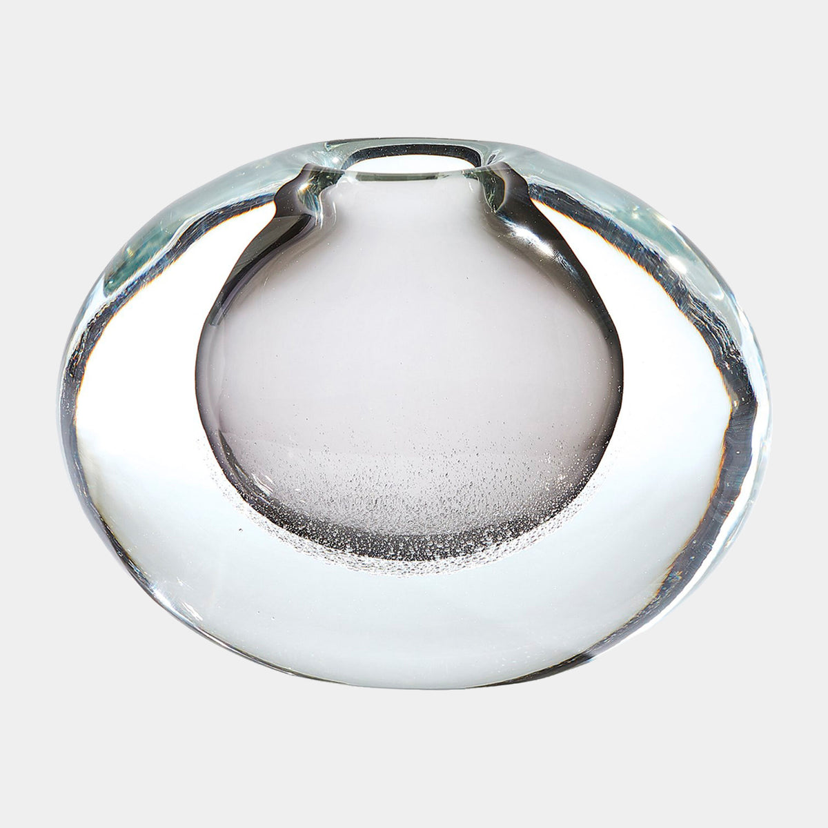 Micro Bubble Vase-Gray-Sm