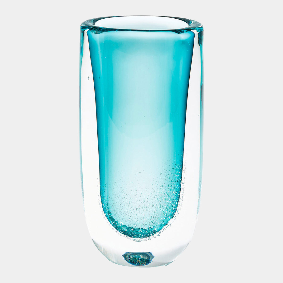 Micro Bubble Vase-Azure-Lg