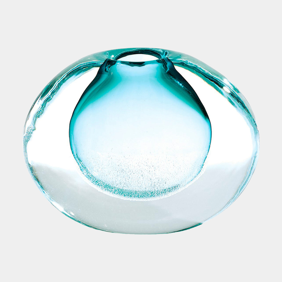 Micro Bubble Vase-Azure-Sm