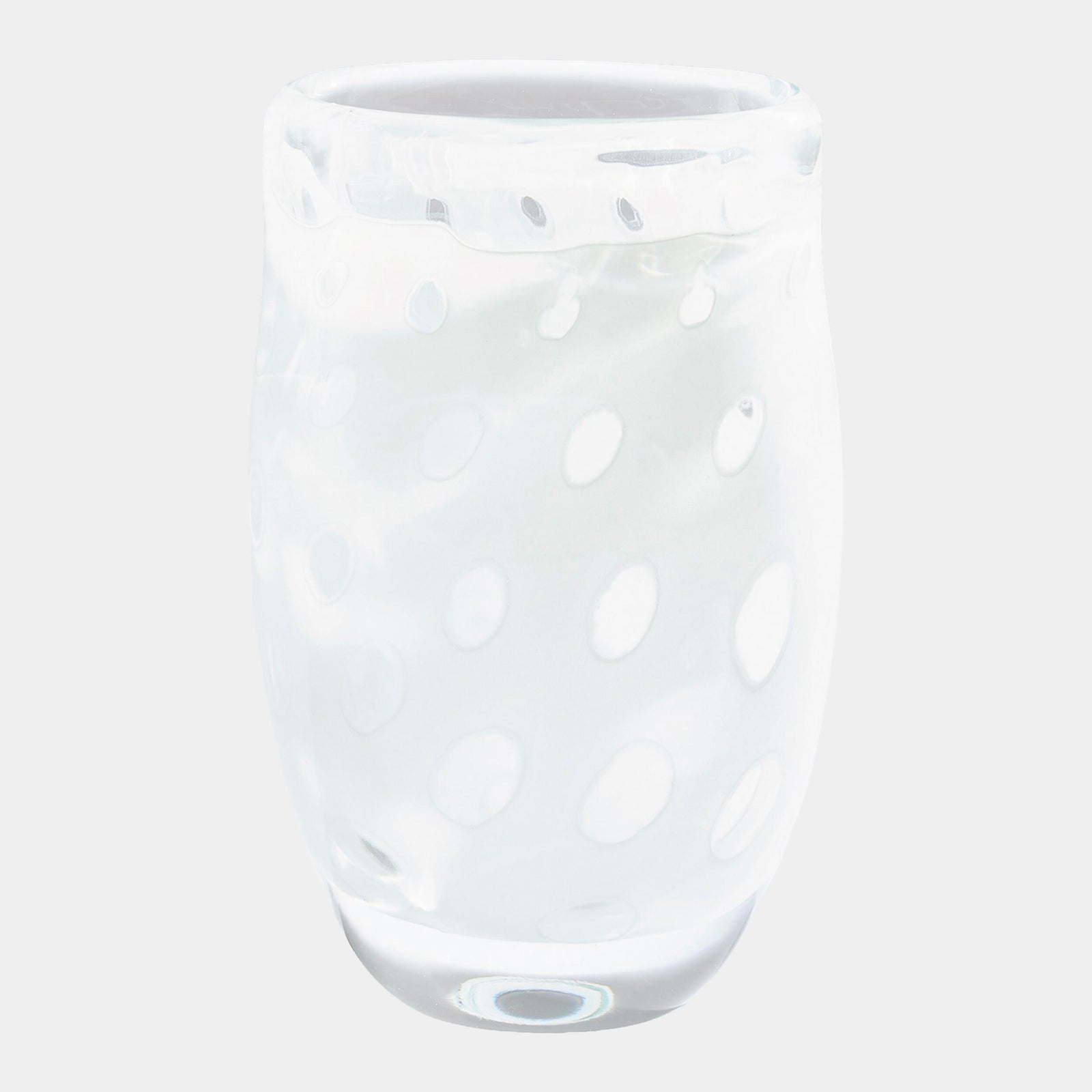 Netted Vase-White