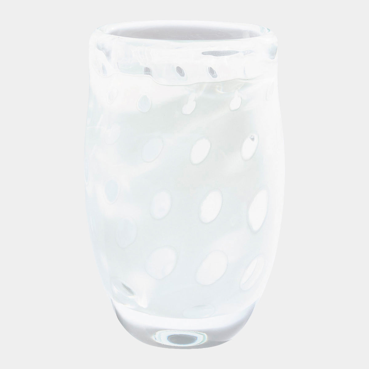 Netted Vase-White