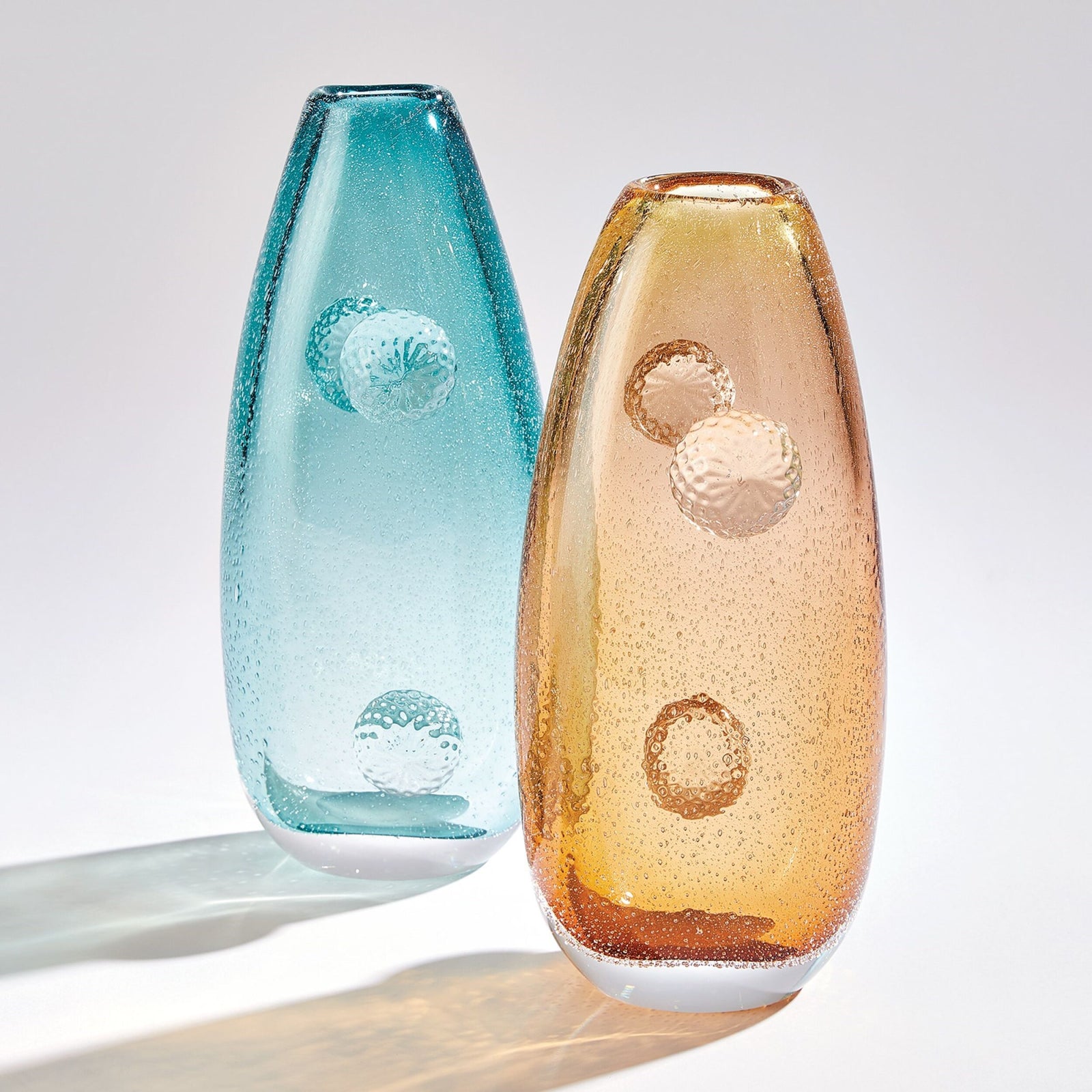 Pom Pom Vase-Azure