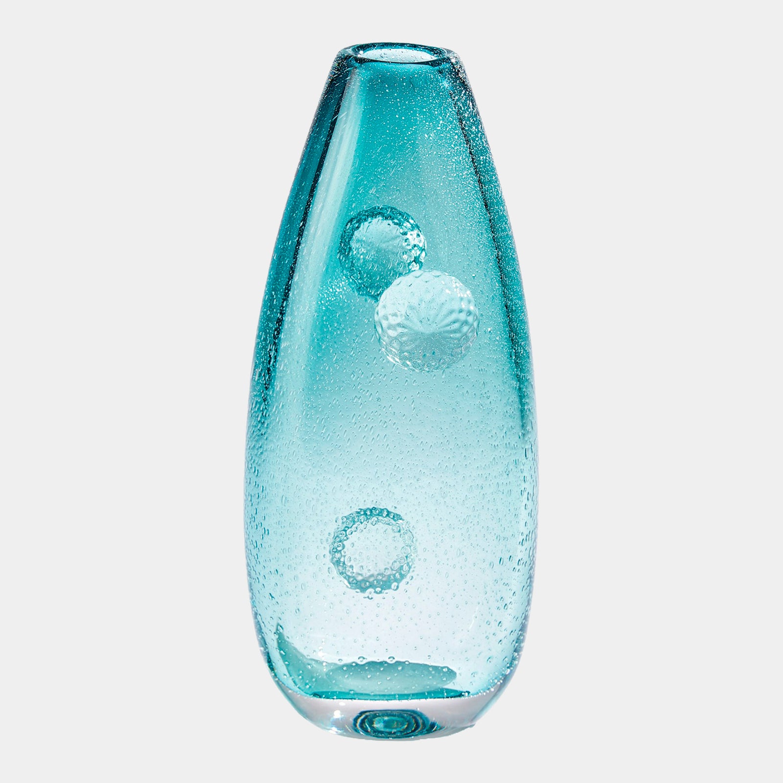 Pom Pom Vase-Azure