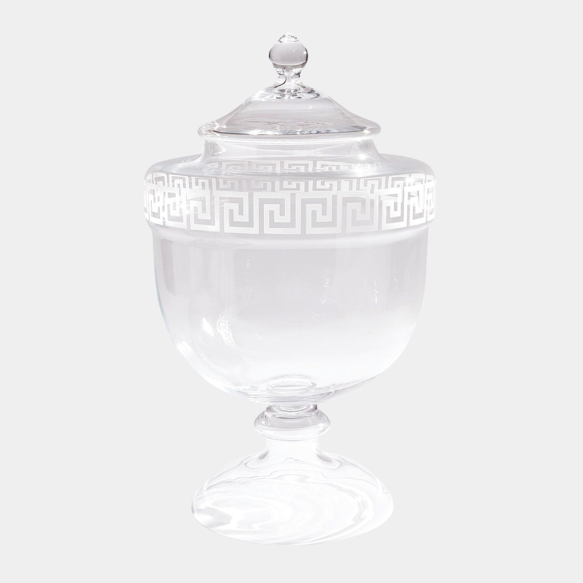 Greek Key Urn