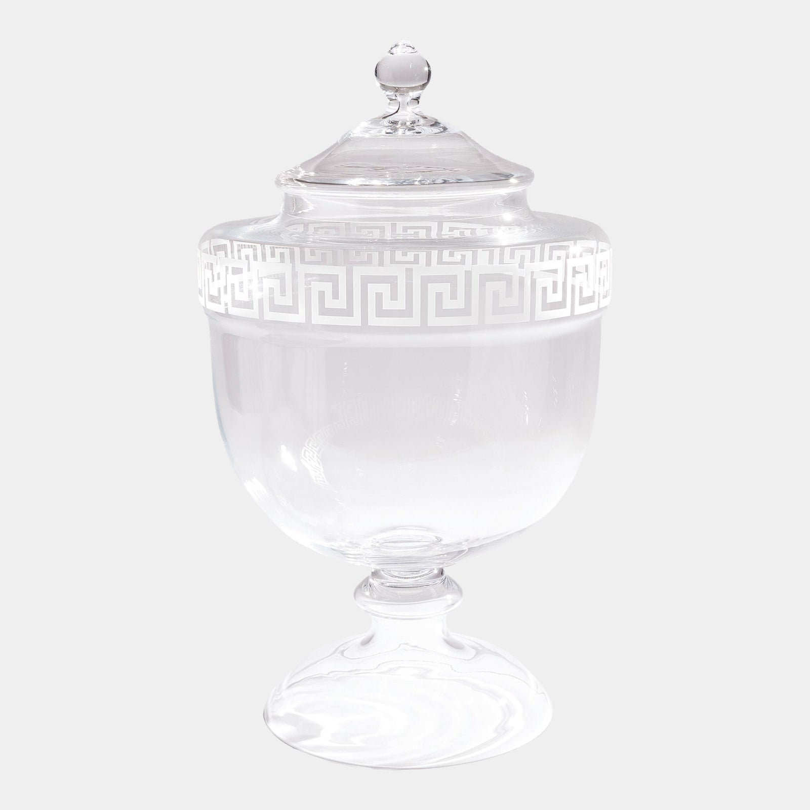 Greek Key Urn