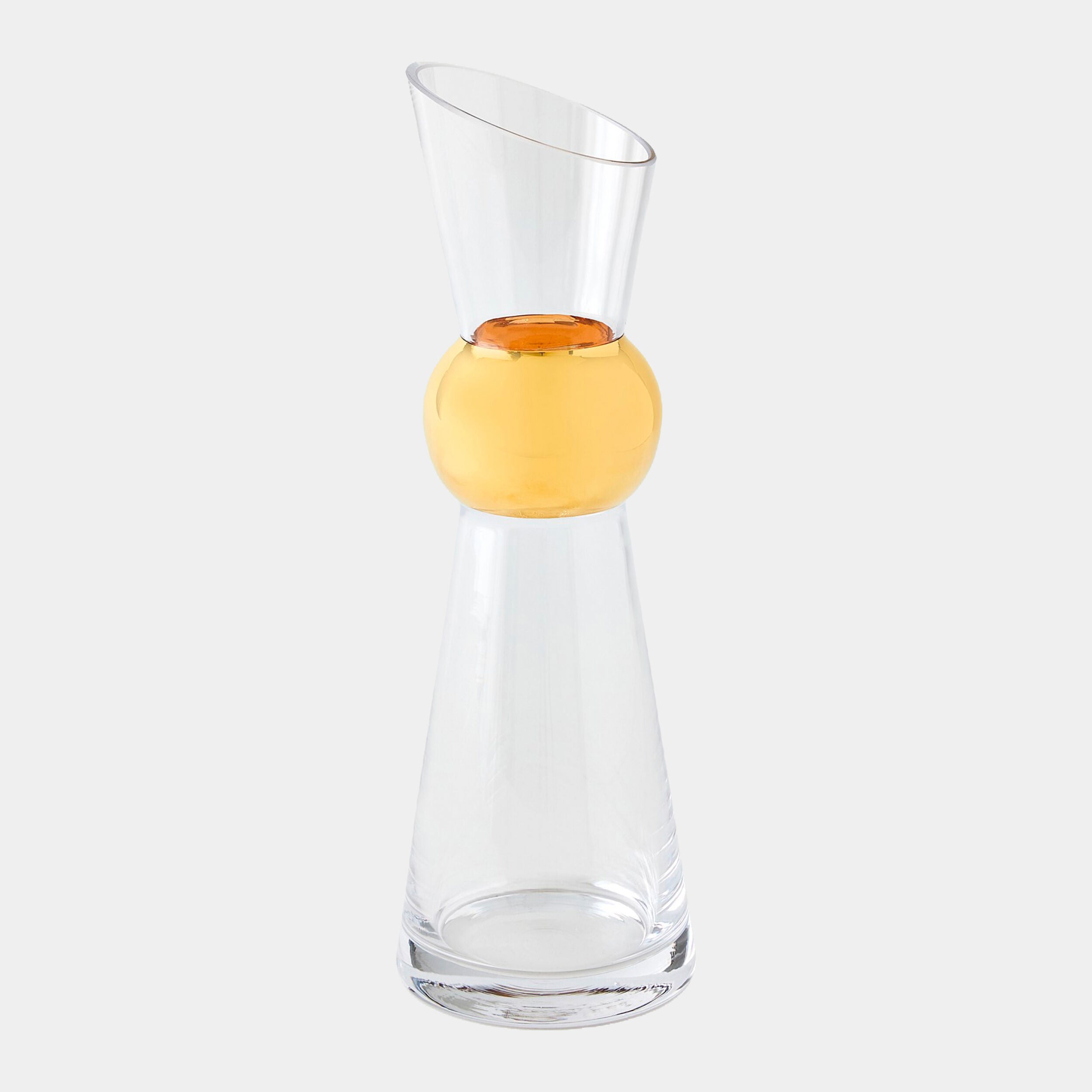 Metallic Orb Carafe-Gold-Sm