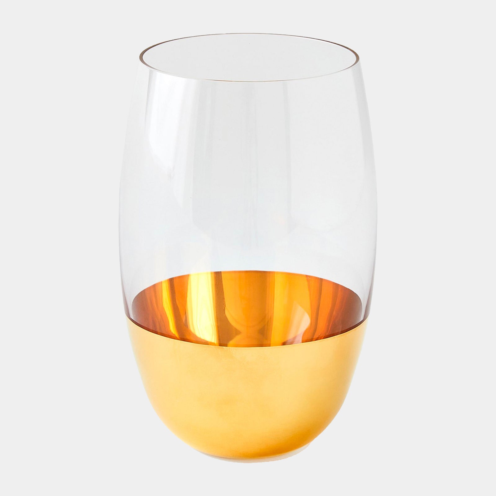 Metallic Orb Highball Glass-Gold
