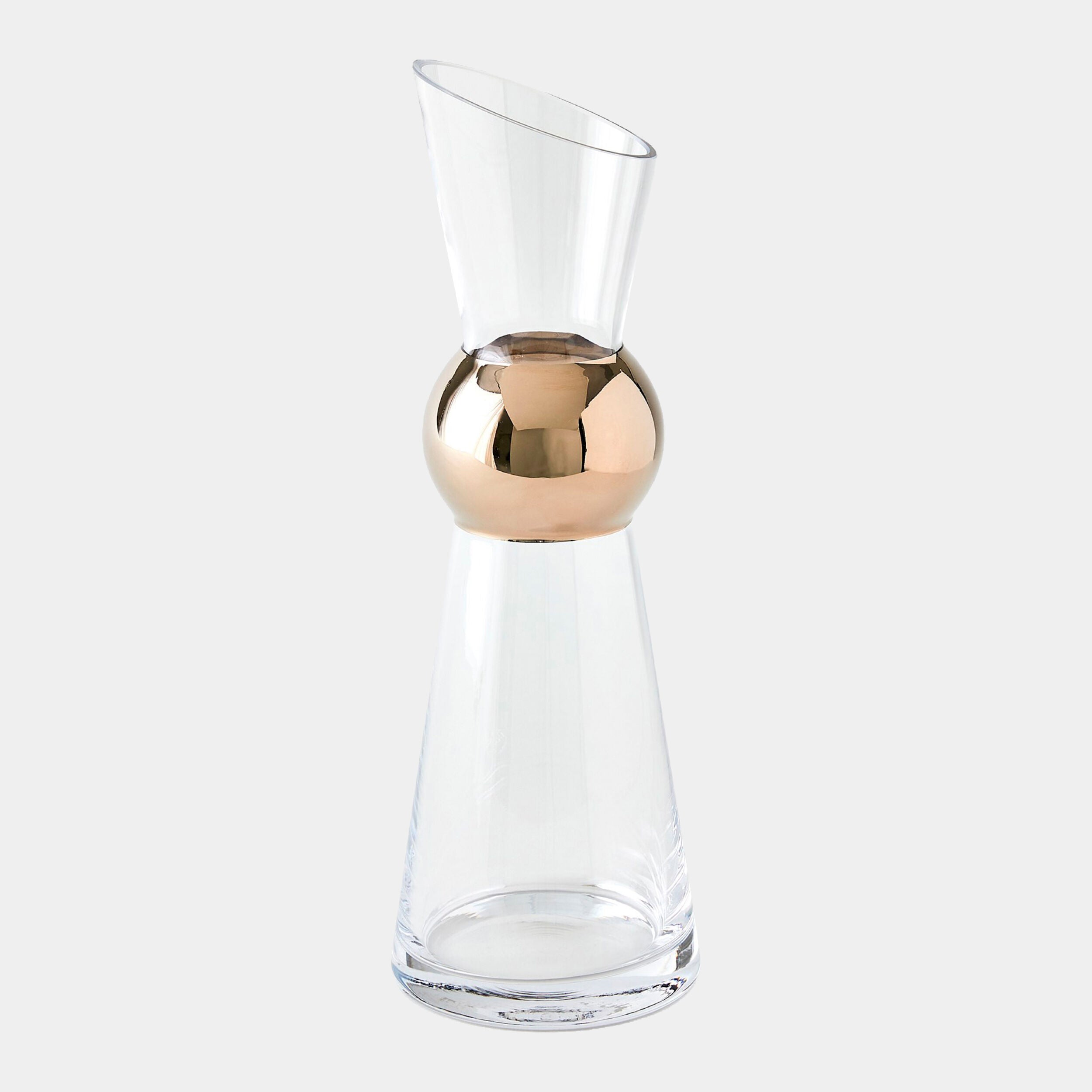 Metallic Orb Carafe-Platinum-Lg