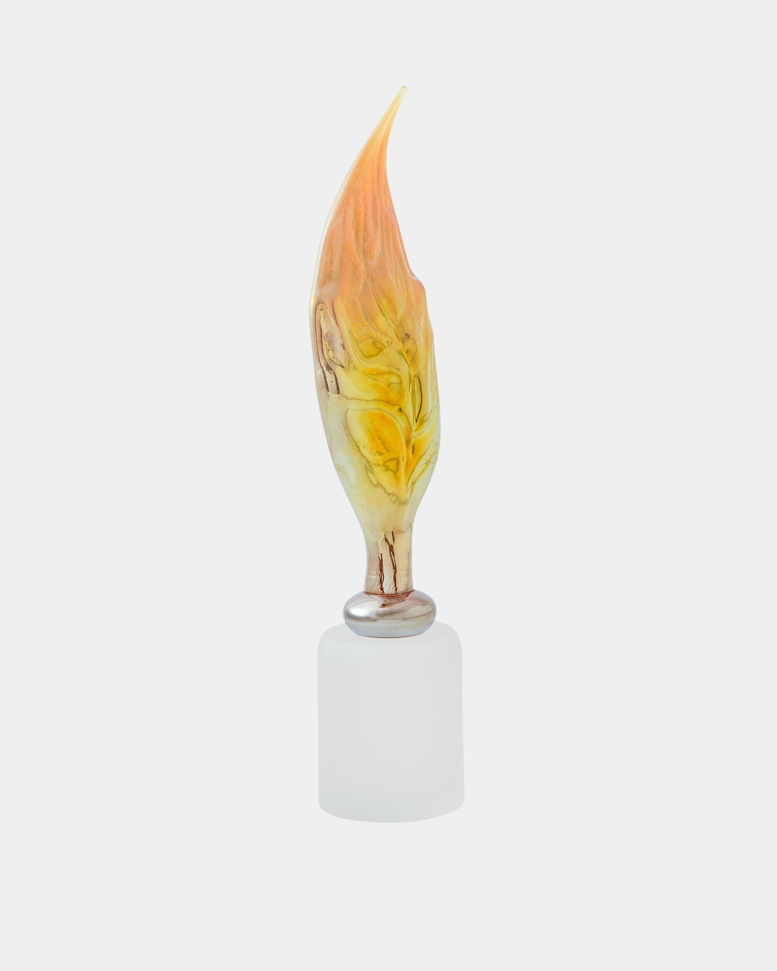 Mounted Leaf-Iris Gelp on Frosted Base