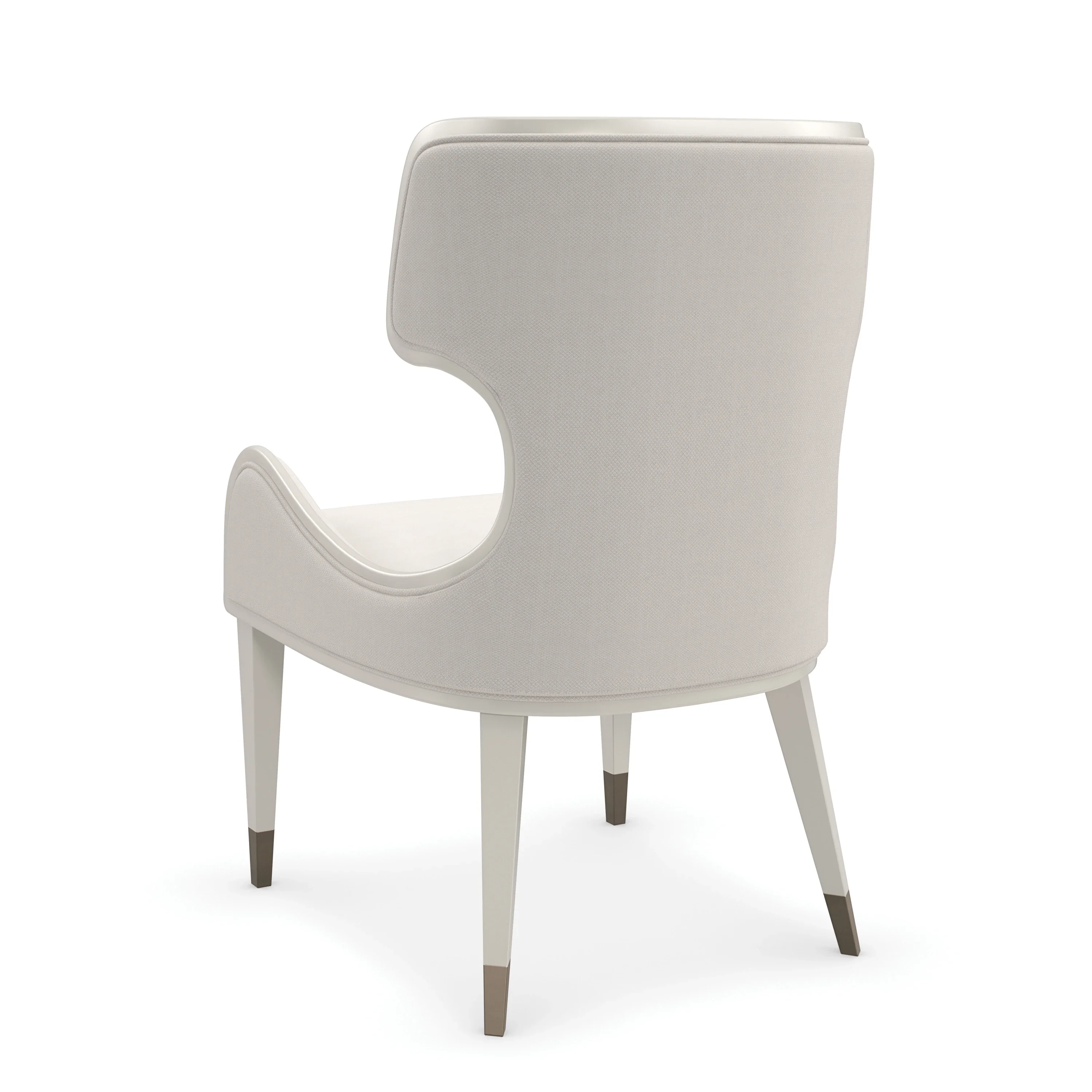 Valentina Uph Arm Chair - Dining Chairs by Caracole