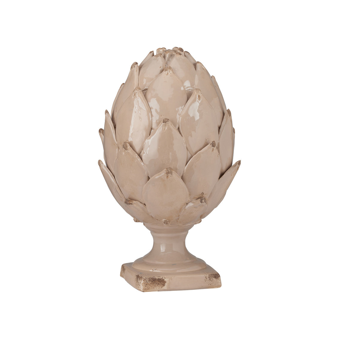 Beige Artichoke in 21.5 / Ceramic/Porcelain - Chelsea House