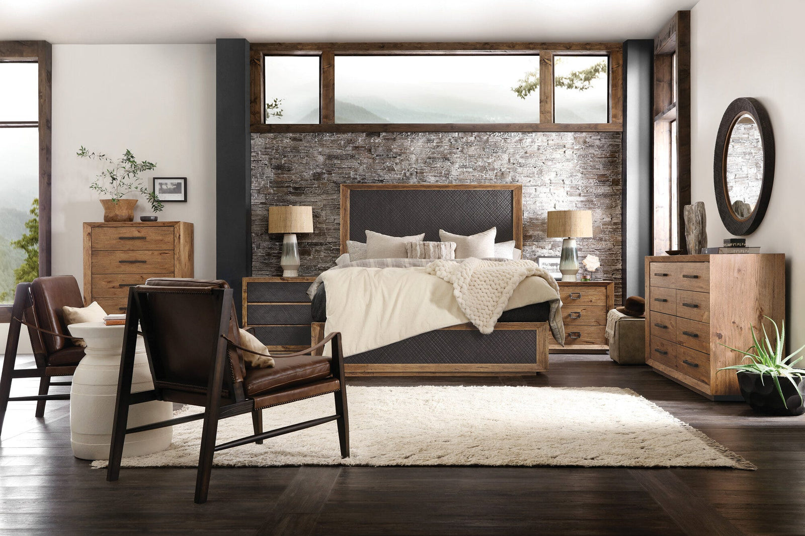 Big Sky Three Drawer Nightstand