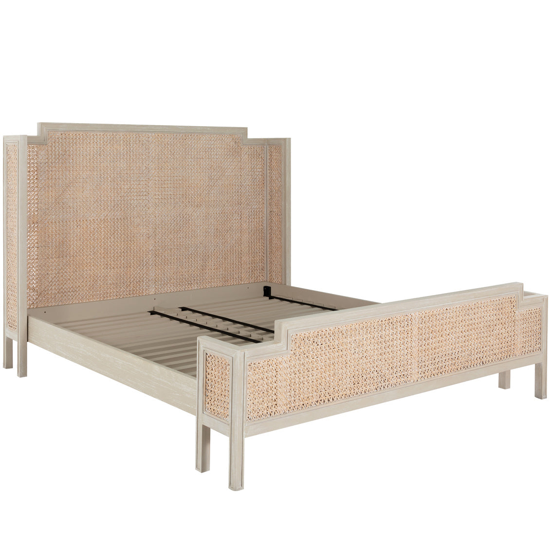 Camille King Bed - White