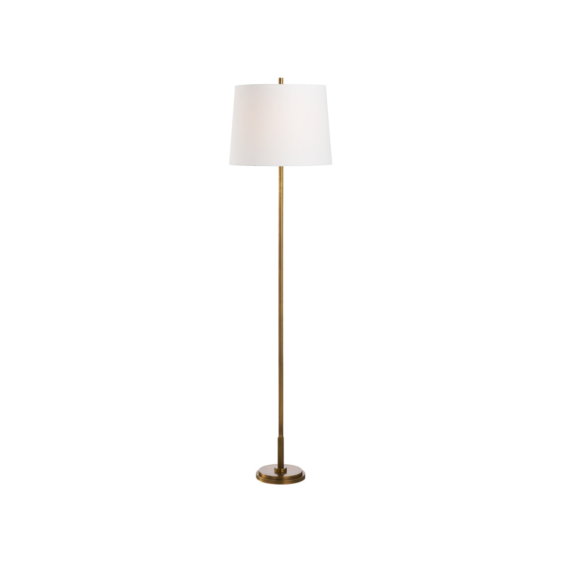 Underwood Floor Lamp - Aged Brass in 63 / Metal - Chelsea House