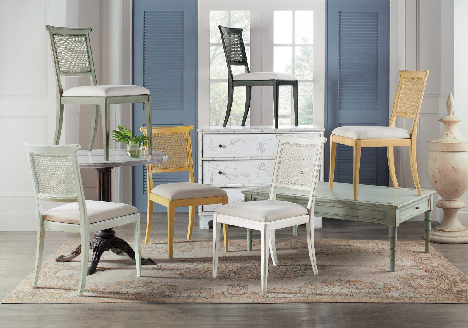 Charleston Upholstered Seat Side Chair